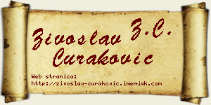 Živoslav Curaković vizit kartica